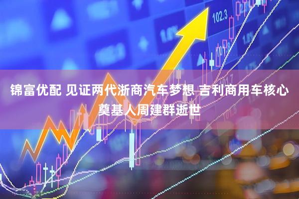 锦富优配 见证两代浙商汽车梦想 吉利商用车核心奠基人周建群逝世
