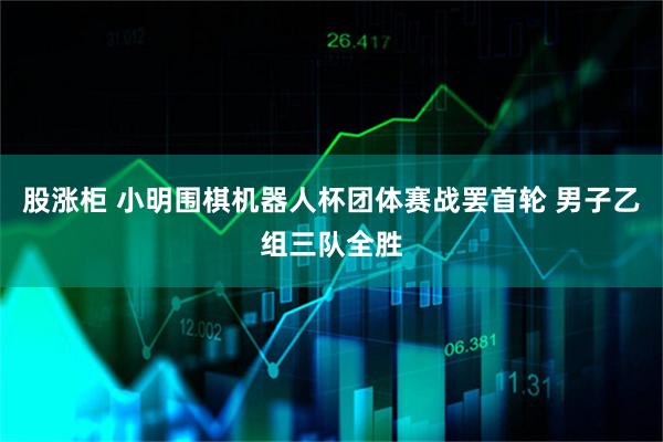 股涨柜 小明围棋机器人杯团体赛战罢首轮 男子乙组三队全胜