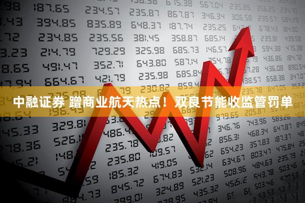 中融证券 蹭商业航天热点!双良节能收监管罚单
