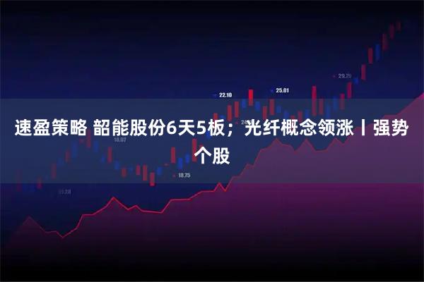 速盈策略 韶能股份6天5板；光纤概念领涨丨强势个股