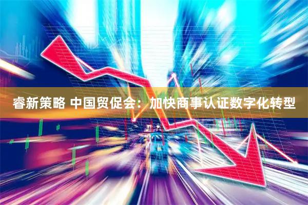 睿新策略 中国贸促会：加快商事认证数字化转型