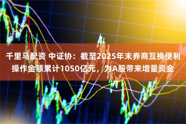 千里马配资 中证协：截至2025年末券商互换便利操作金额累计1050亿元，为A股带来增量资金